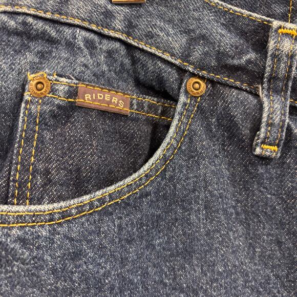 Y2K retro dark wash mom jeans, high waisted, size 12, NWT - Picture 6 of 9